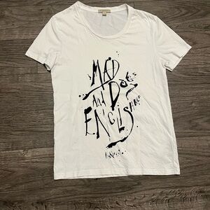 Burberry White Tee